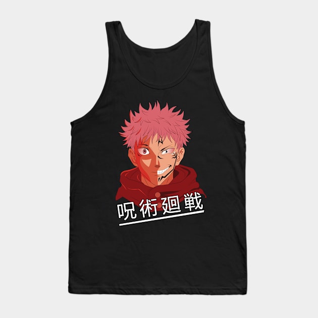 MANGA JUJUTSU KAISEN 0 UT GRAPHIC T-SHIRT P970 Tank Top by Huko